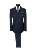 Dark Navy Double Breasted Suit-0