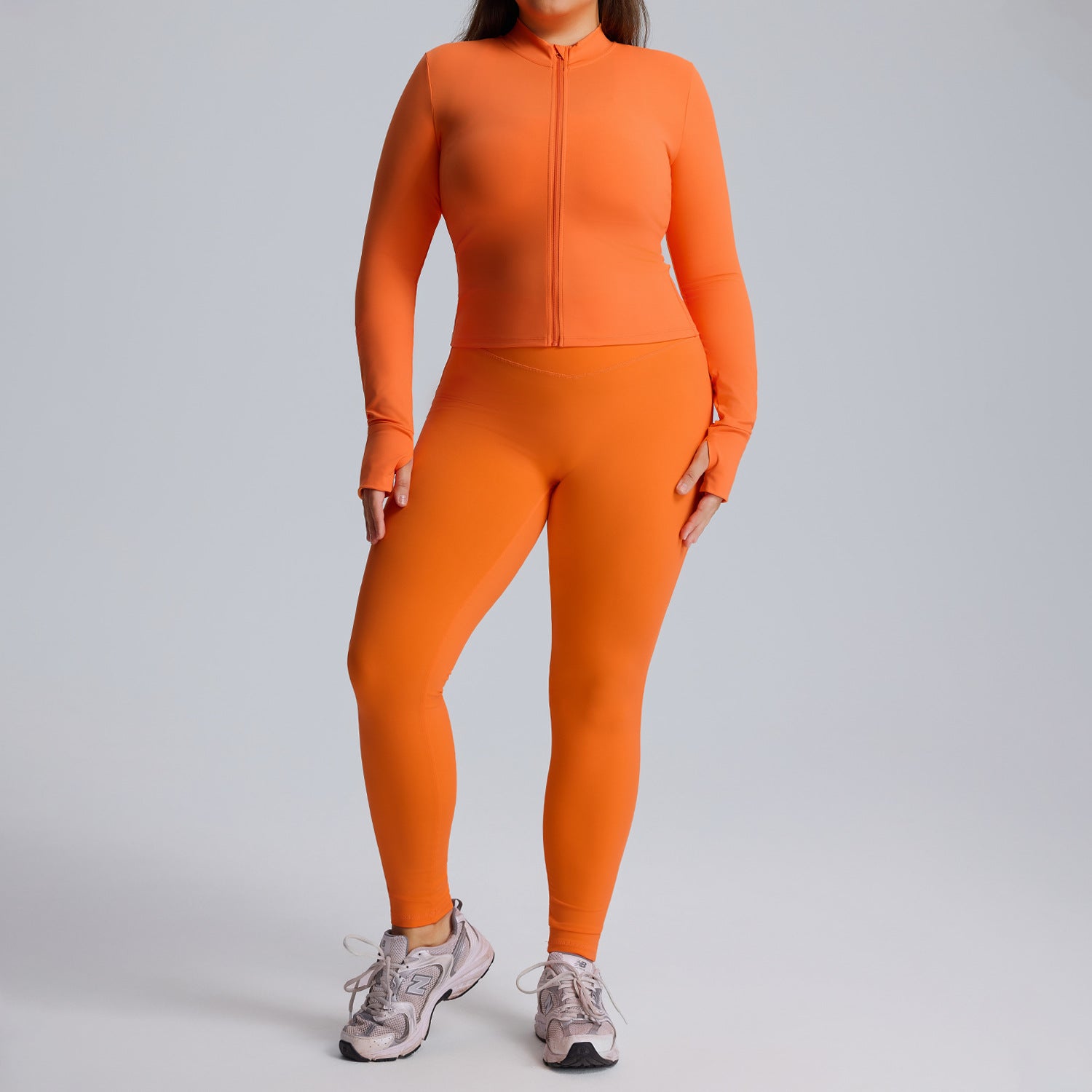 Women's Long Sleeved Yoga Suit Set