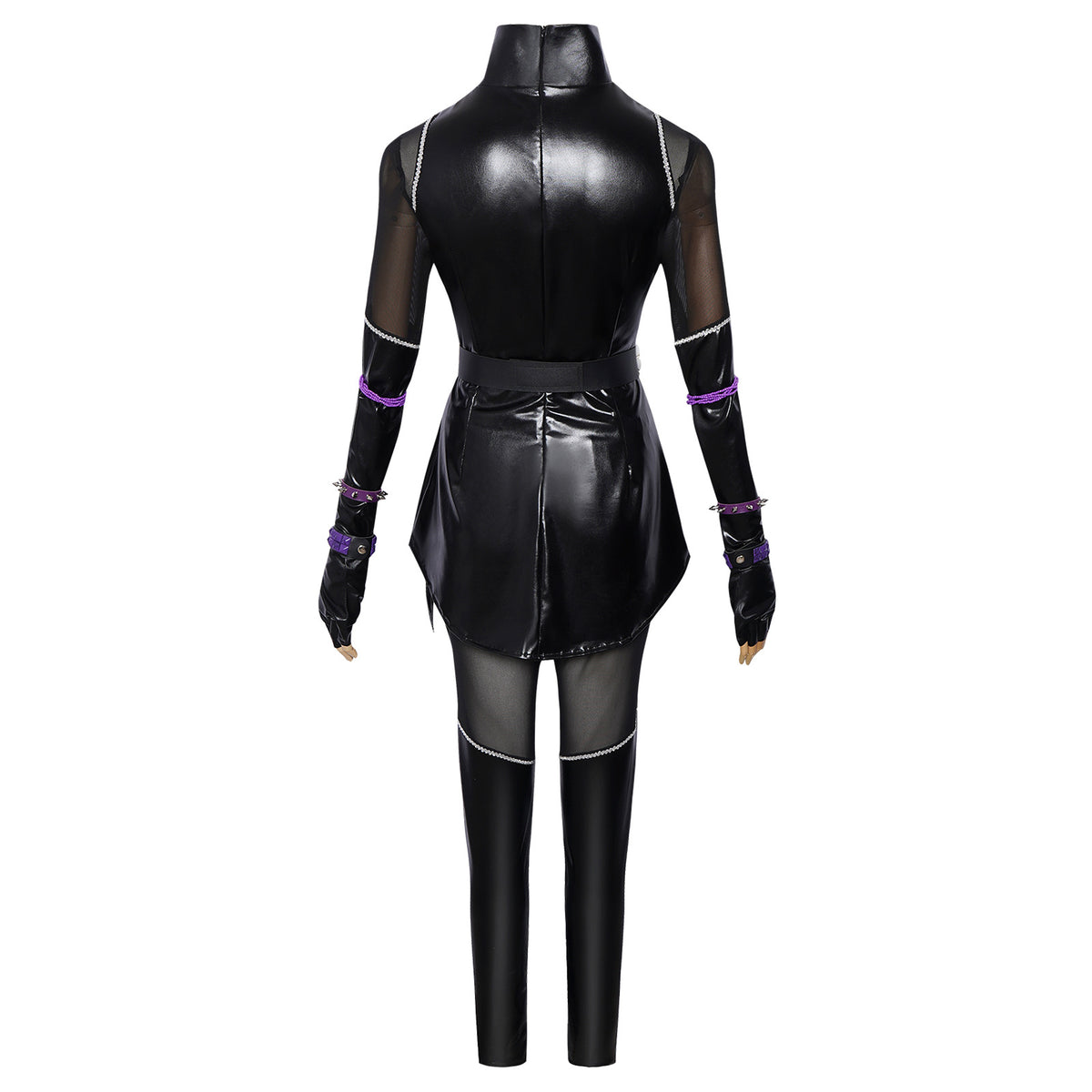 Witch Hunt cosplay costume Rumizo Emira black leather bodysuit cosplay