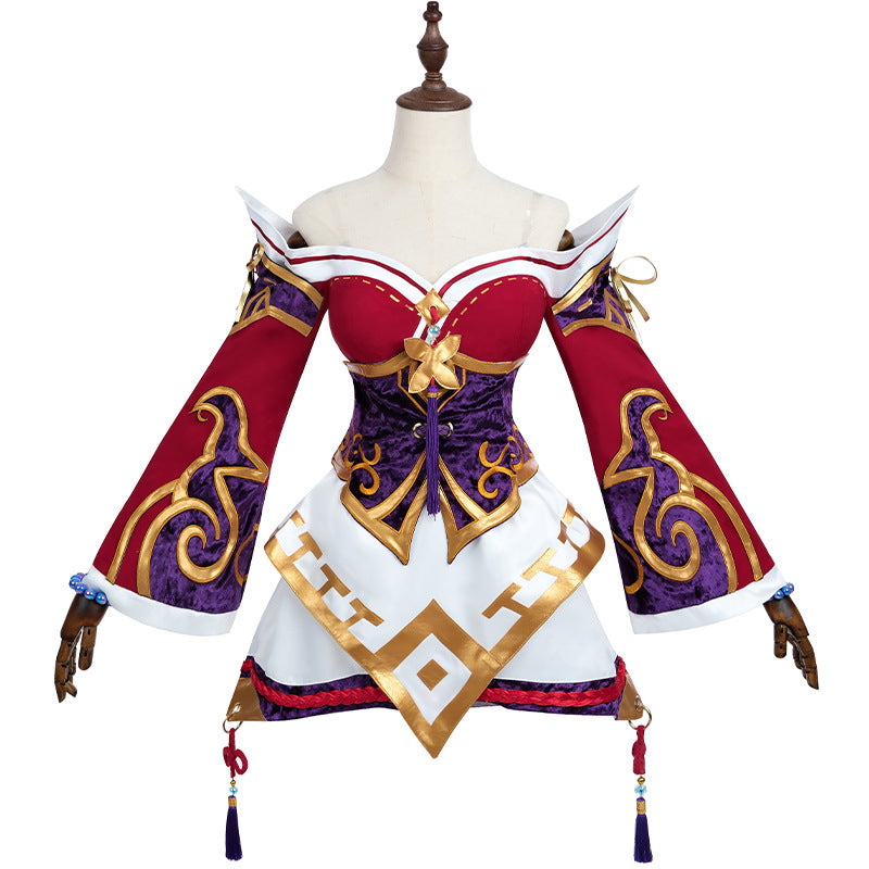 League of Legends cosplay costume Nine Tailed Fox Ali cosplay costume anime game C costume women's clothing