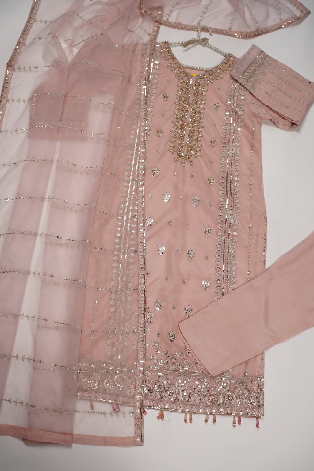 Tehwar - Luxury Organza Outfit - Festive Collection - Ready to Wear - Eid25 - TEHV8D2-SD