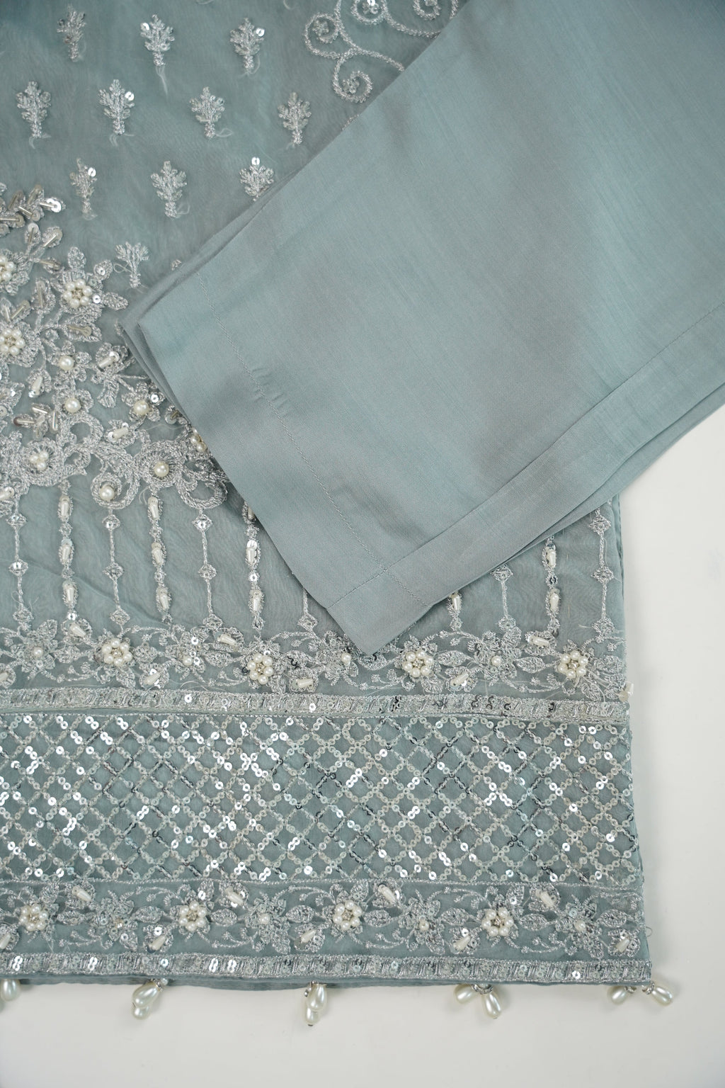 Tehwar - Luxury Organza Outfit - Festive Collection - Ready to Wear - Eid25 - TEHV7D4-SD