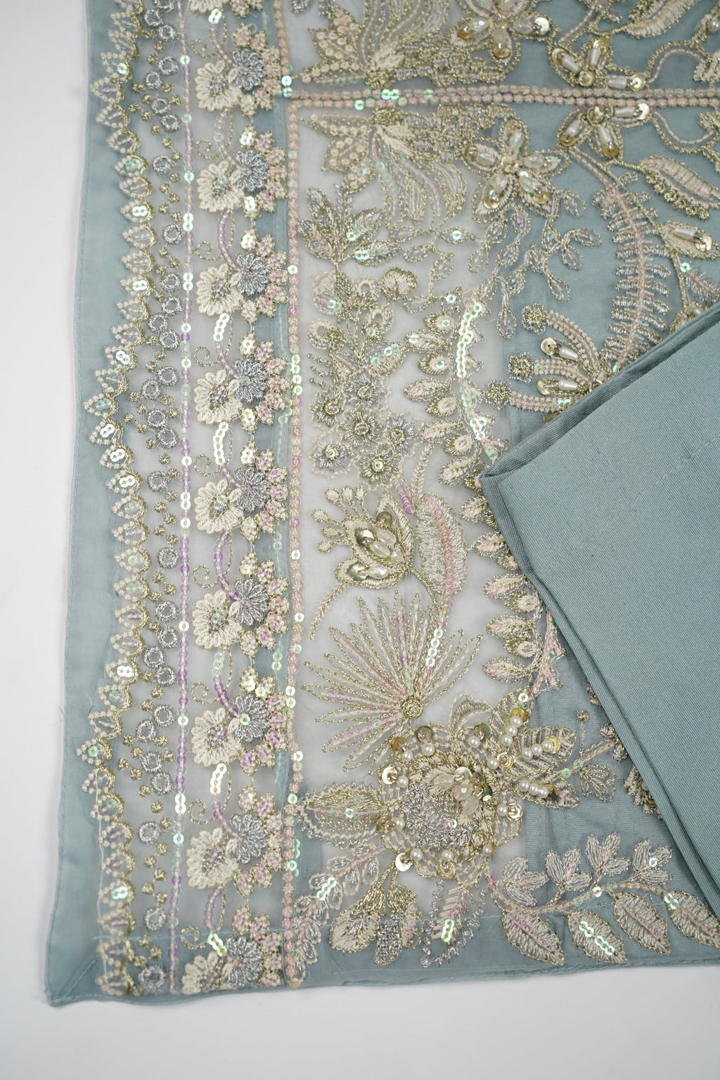 Tehwar - Luxury Organza Outfit - Festive Collection - Ready to Wear - TEHV8D5
