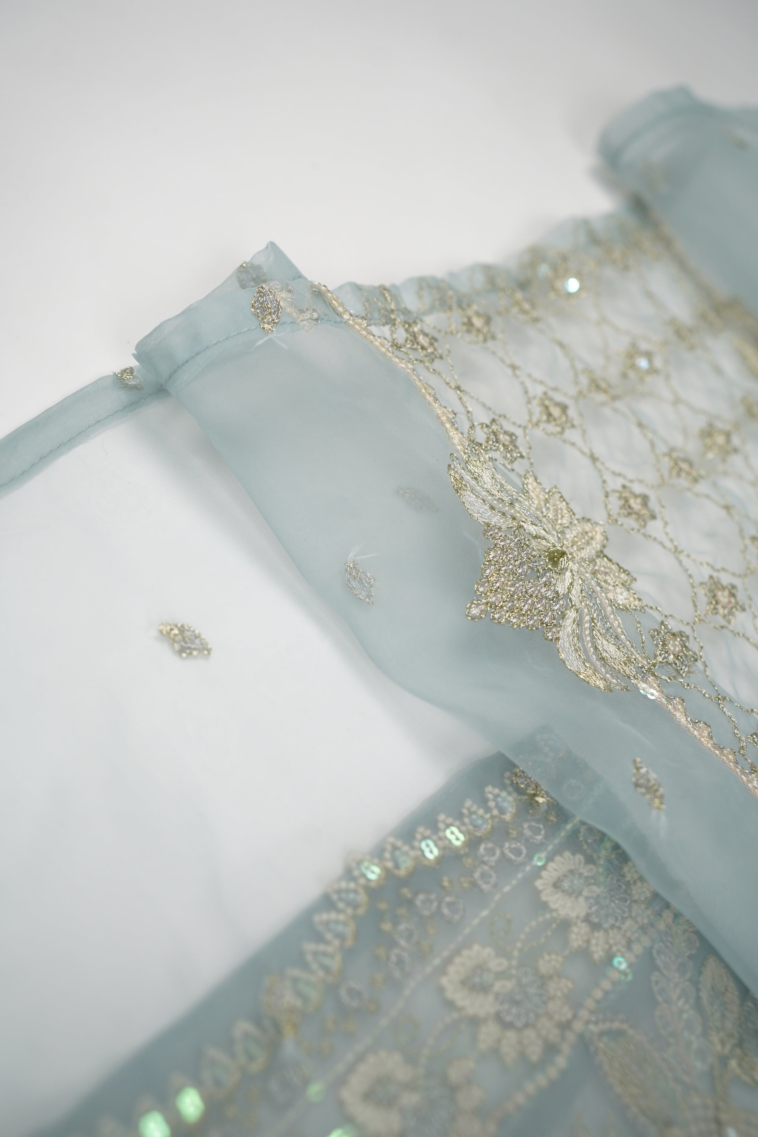 Tehwar - Luxury Organza Outfit - Festive Collection - Ready to Wear - TEHV8D5
