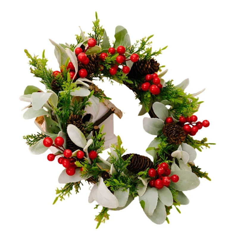 Christmas Wreath Simulated Garland Hanging Decor
