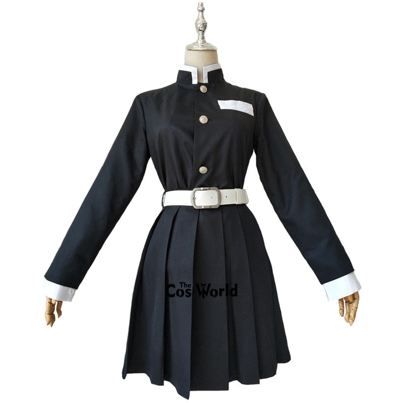 Kimetsu no Yaiba Tsuyuri Kanawo Team Uniform Tops Dress Outfit Anime Customize Cosplay Costumes-2