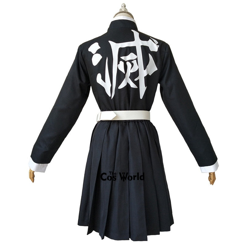 Kimetsu no Yaiba Tsuyuri Kanawo Team Uniform Tops Dress Outfit Anime Customize Cosplay Costumes-3