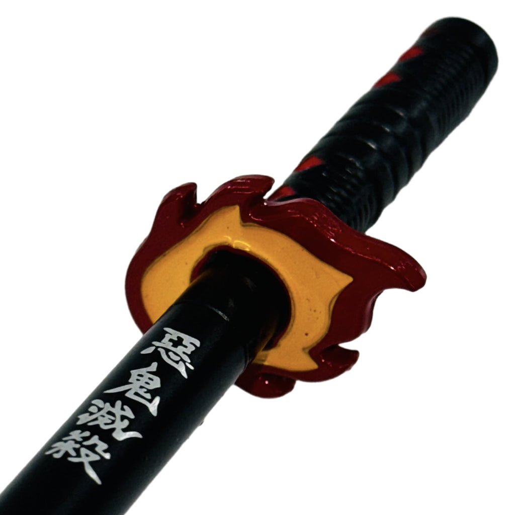 Demon Slayer Sword Pen Kamado Tanjiro's Flame Sword Replica, Anime Rollerball Pen-2