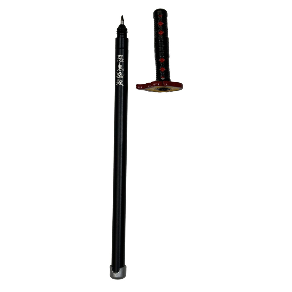 Demon Slayer Sword Pen Kamado Tanjiro's Flame Sword Replica, Anime Rollerball Pen-3