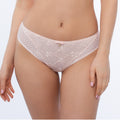 Sheer Mesh Tulle Embroidered Tanga Panty Donna-0