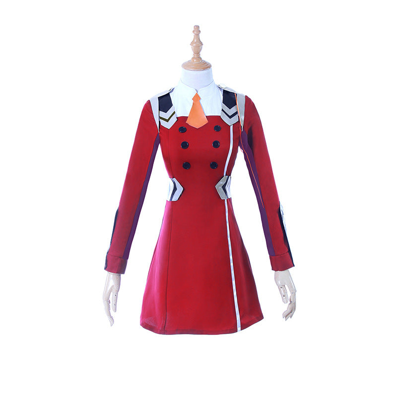 DARLING in the FRANXX National Team 02 Female Lead Uniform Crane's Hope Orchid Cosplay Costume