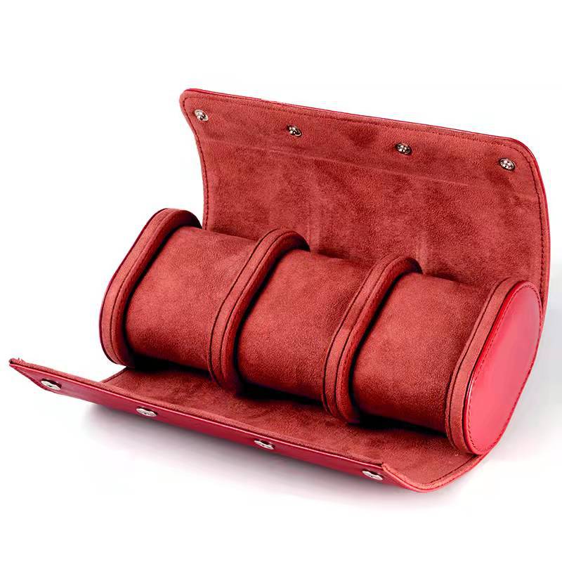 Travel Storage Bag PU Leather Watch 