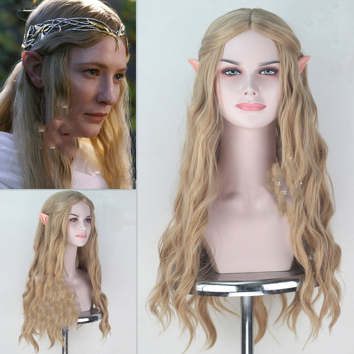 Elven Queen Kellantril Cosplay Wig