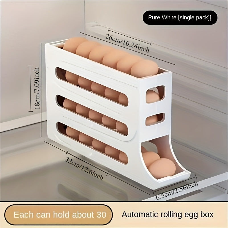 Rolling Egg Storage Box Slide-Type Automatic Egg Roller Freshness Preservation