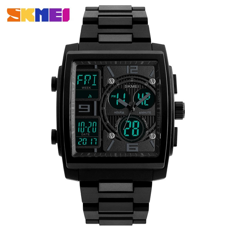  Japan Quartz Digital movement Dual Dispaly3 Time Countl