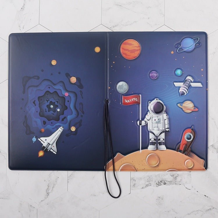Travel Document Set Map Stereoscopic Passport Set Passport Holder Passport Protection Set