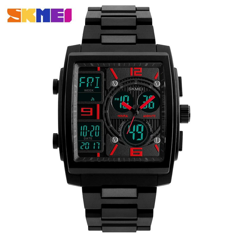  Japan Quartz Digital movement Dual Dispaly3 Time Countl