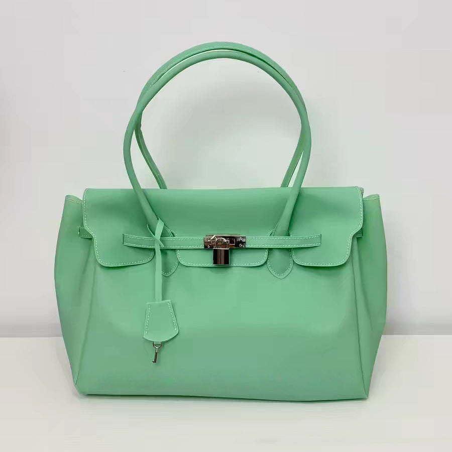 summer jelly tote shoulder bag