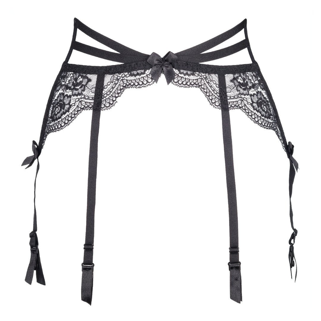 Axami French Kiss Sexy Sheer Lace Garter Belt-2
