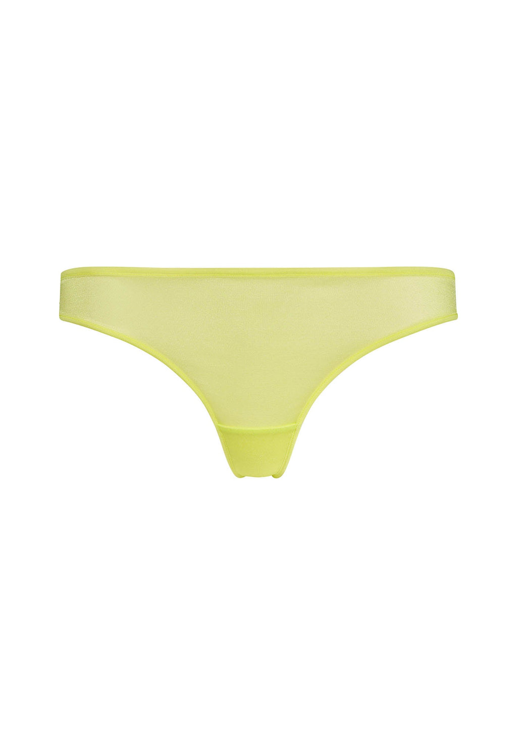 Gossard Glossies Sunny Lime Sheer Thong-4