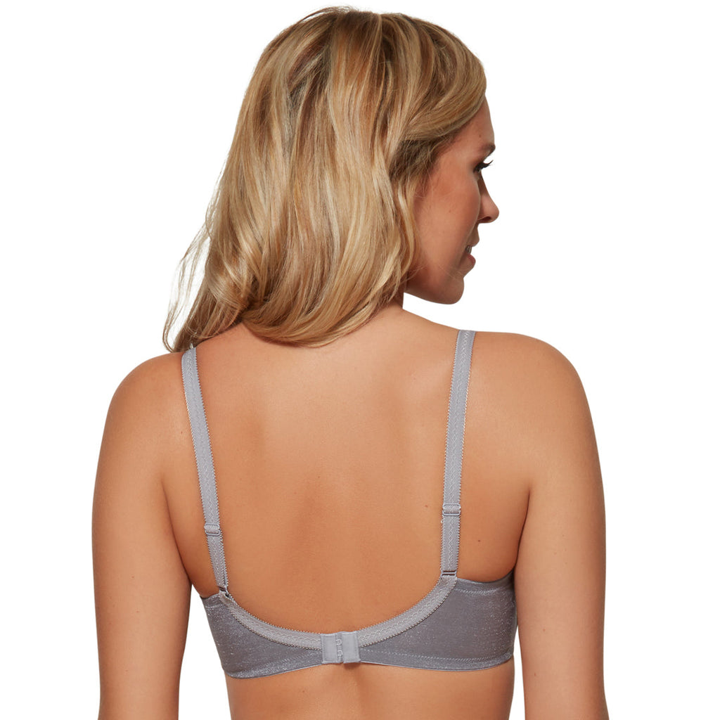 Gossard Glossies Silver Sexy Sheer Molded Bra-1