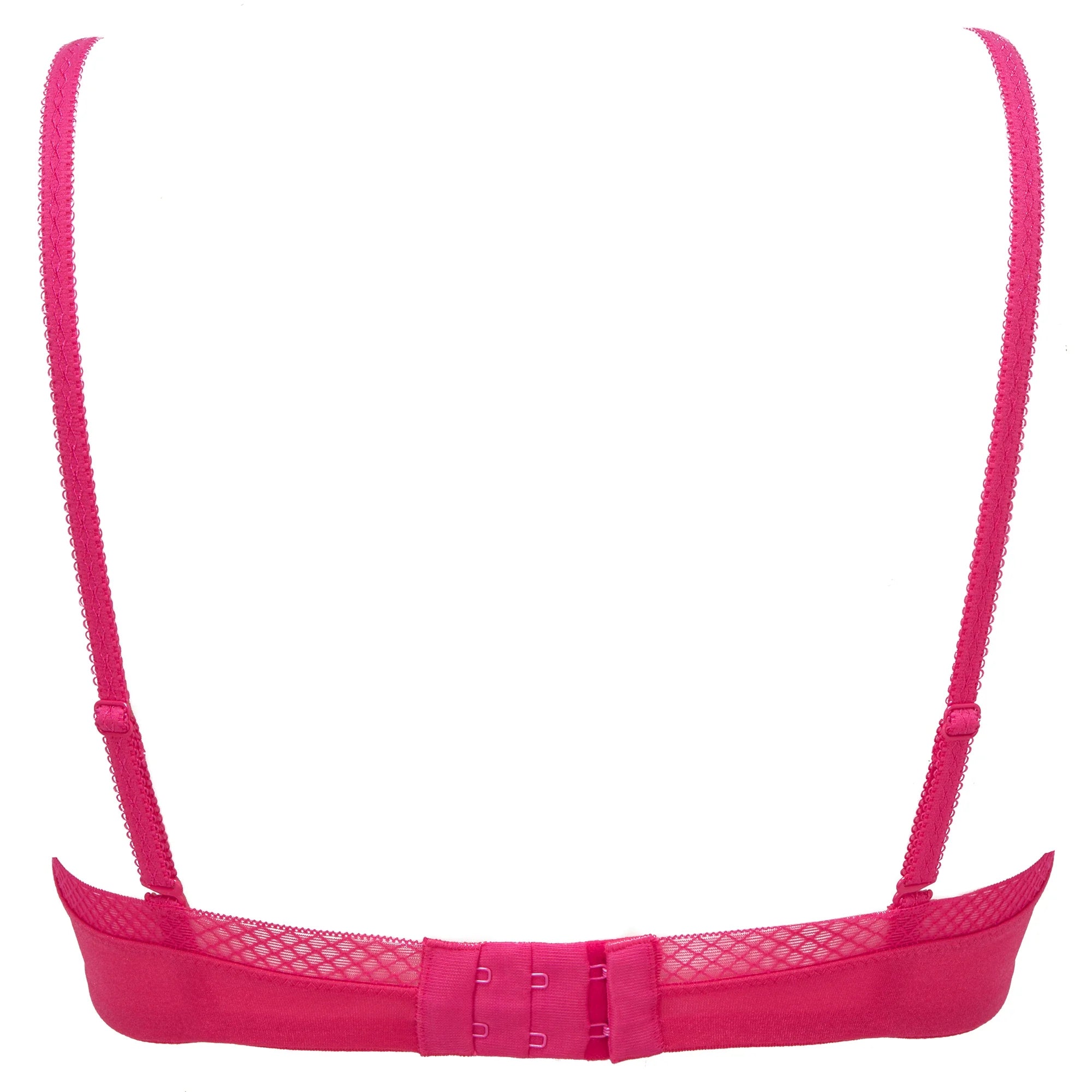 Gossard Glossies Magenta Sexy Sheer Mesh Molded Bra-4