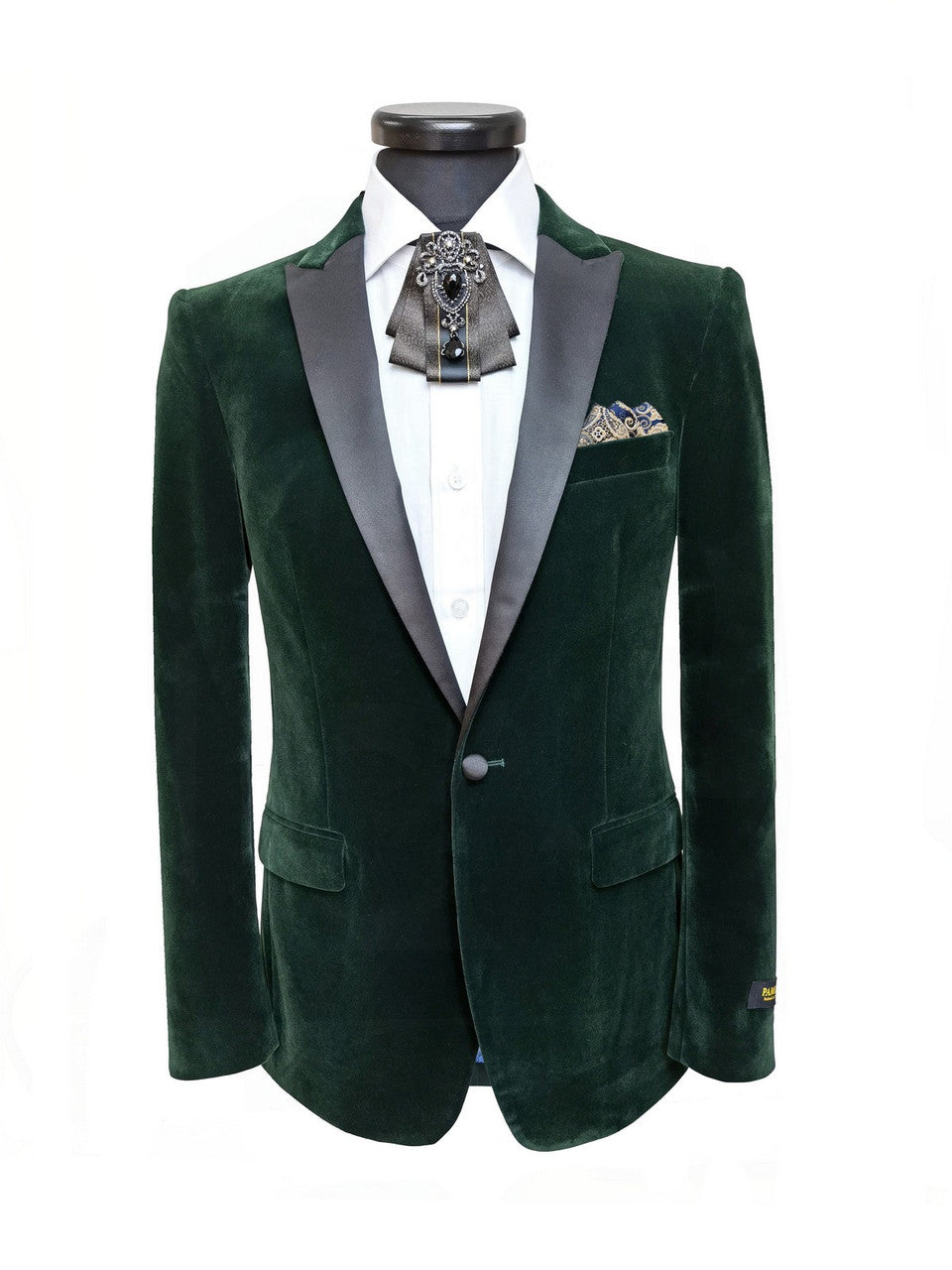 Green Velvet Dinner Jacket-0