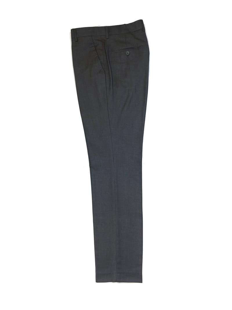 Grey 1-button Regular Fit Suit-2