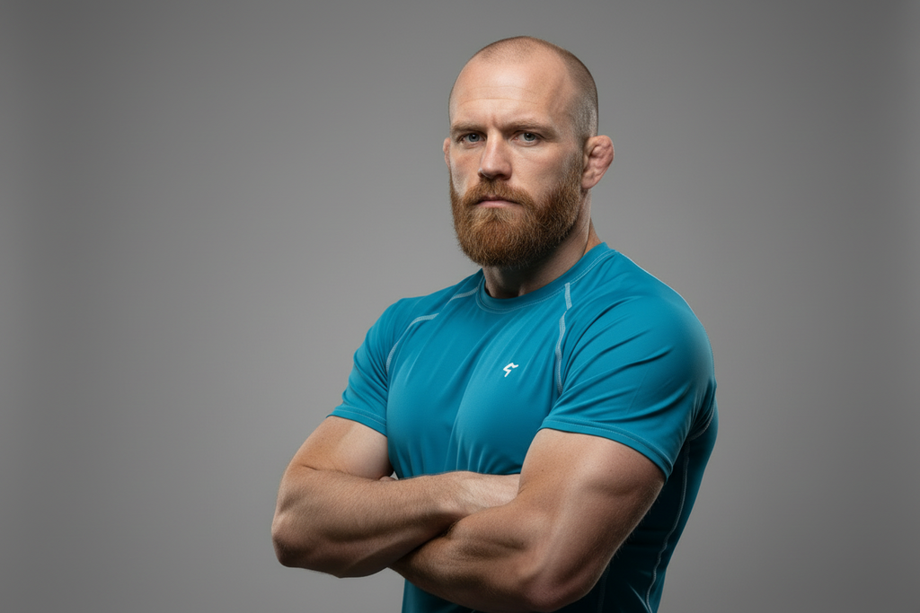 GymBum UK Blue Steel Combat Rash Guard