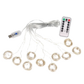 Christmas Lights Curtain Garland(Warm White)