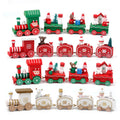 Rustic Wooden Train Christmas Ornament – Festive Merry Christmas Decoration