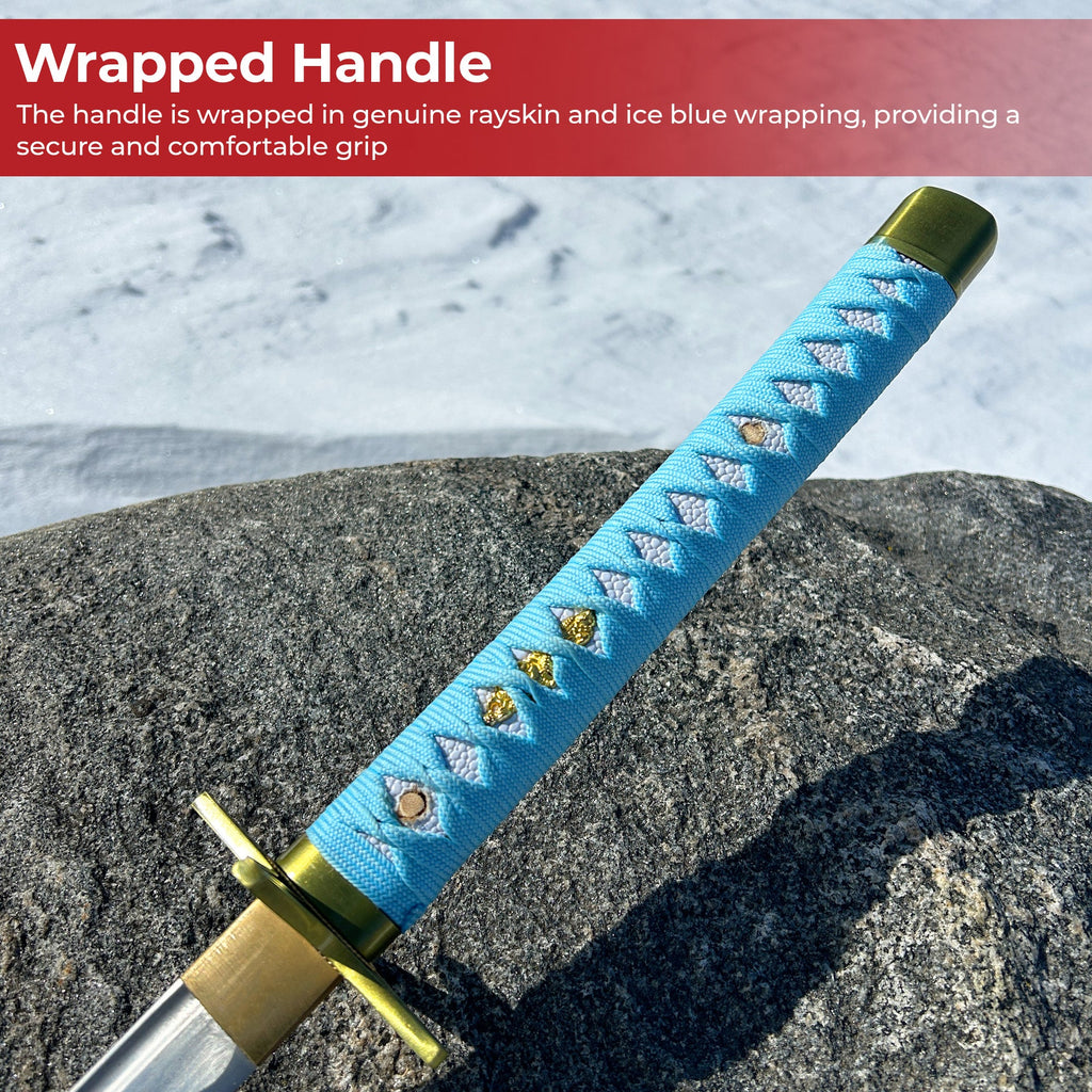 Handmade Hyorinmaru Katana from Bleach Anime Captain Toshiro Hitsugaya's Sword-4