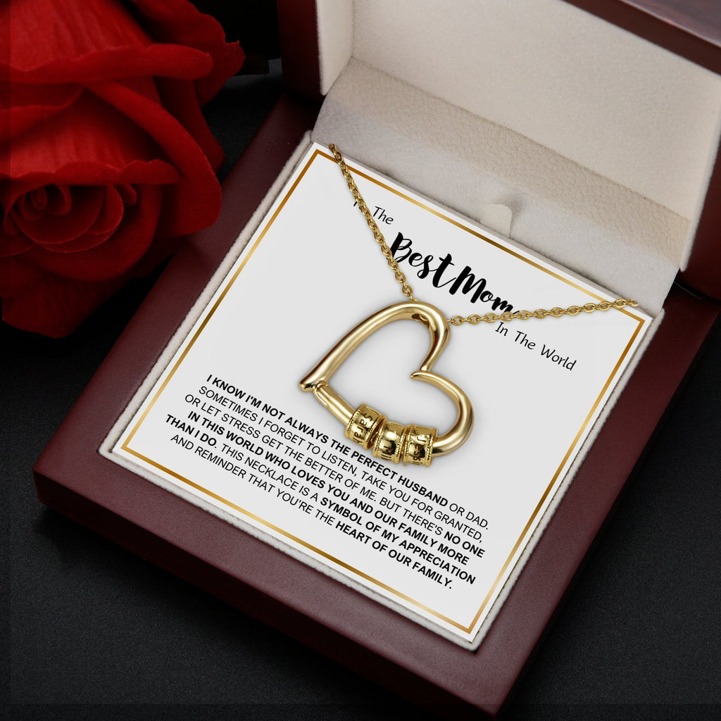 Family's Love - Engraved Pendant with LED Box