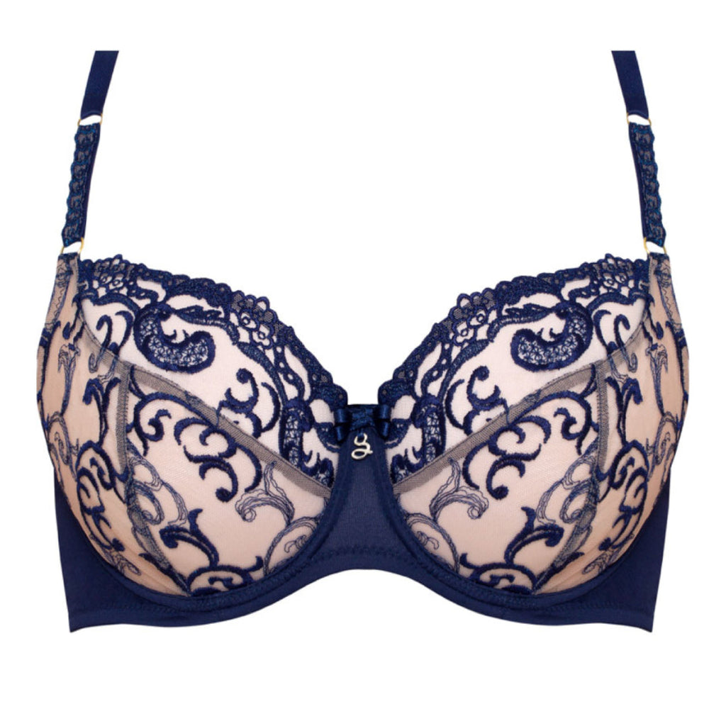 Sheer Mesh 3-Part Full Cup Bra Hazel-2