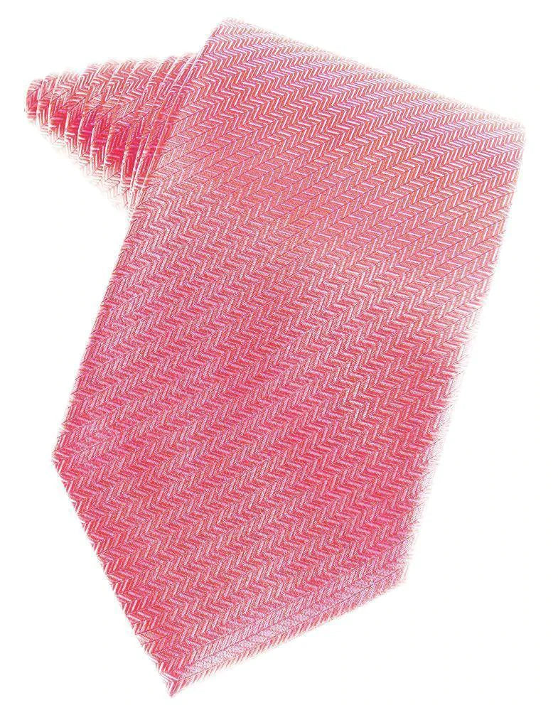 Herringbone Necktie Self Tie-6