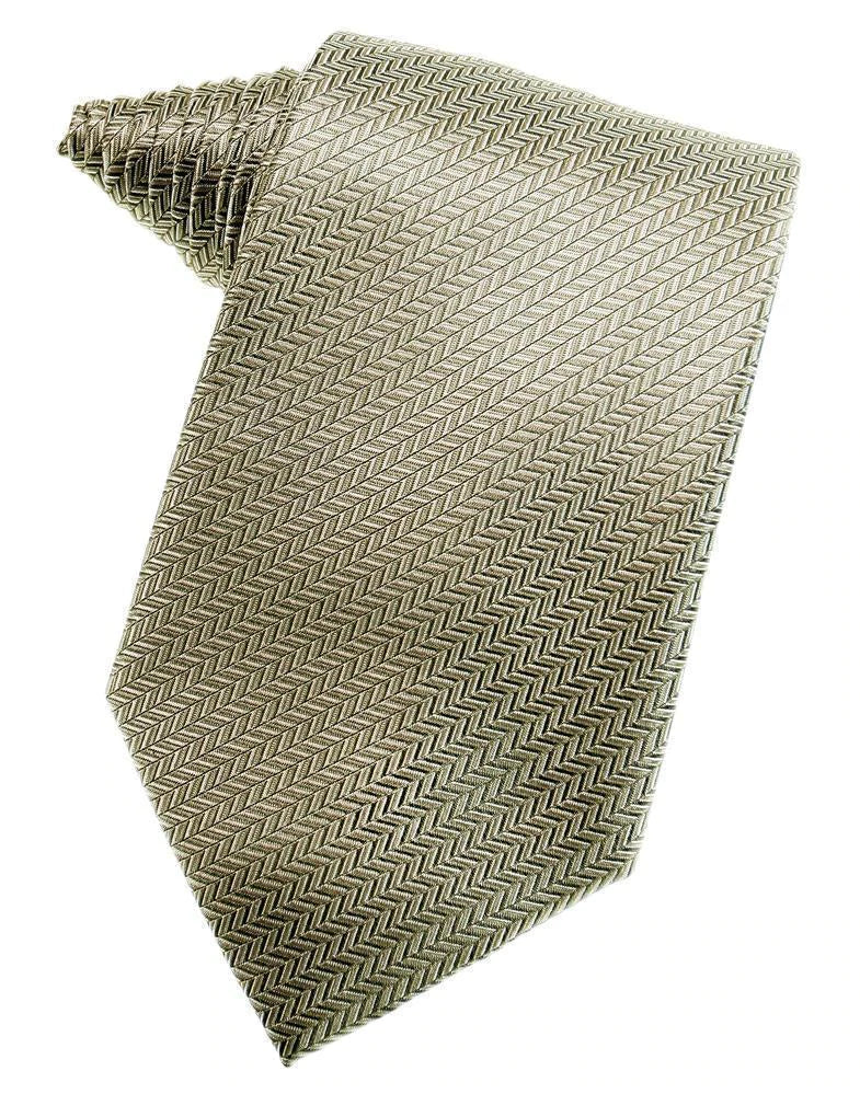 Herringbone Necktie Self Tie-8