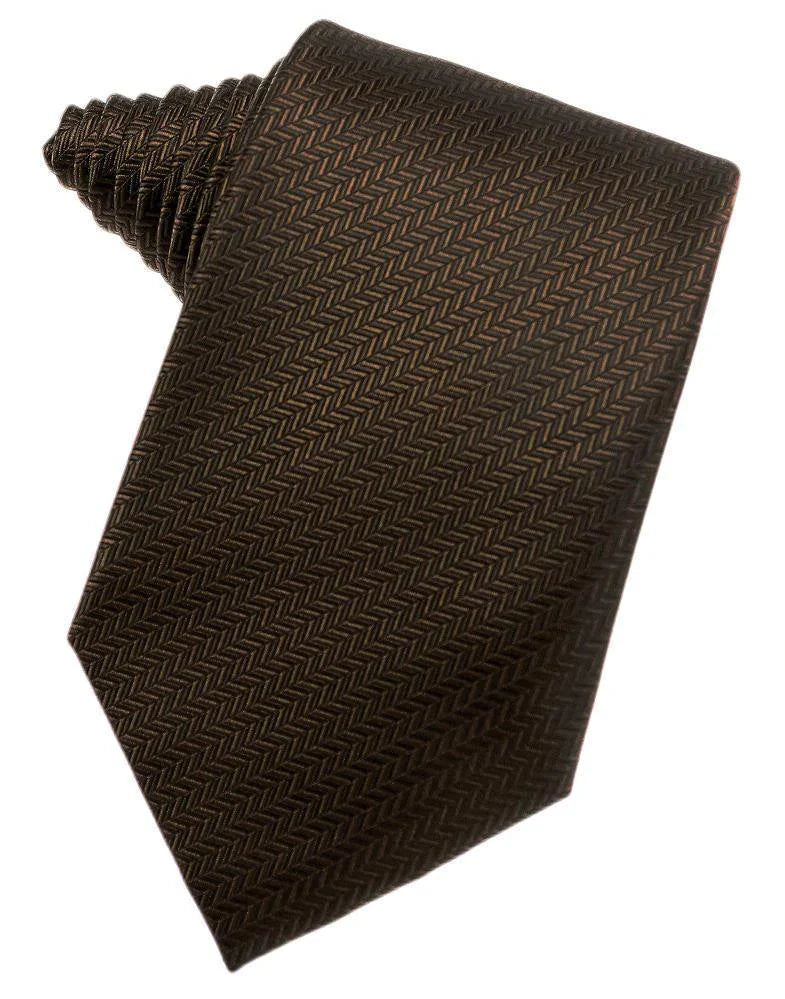 Herringbone Necktie Self Tie-9