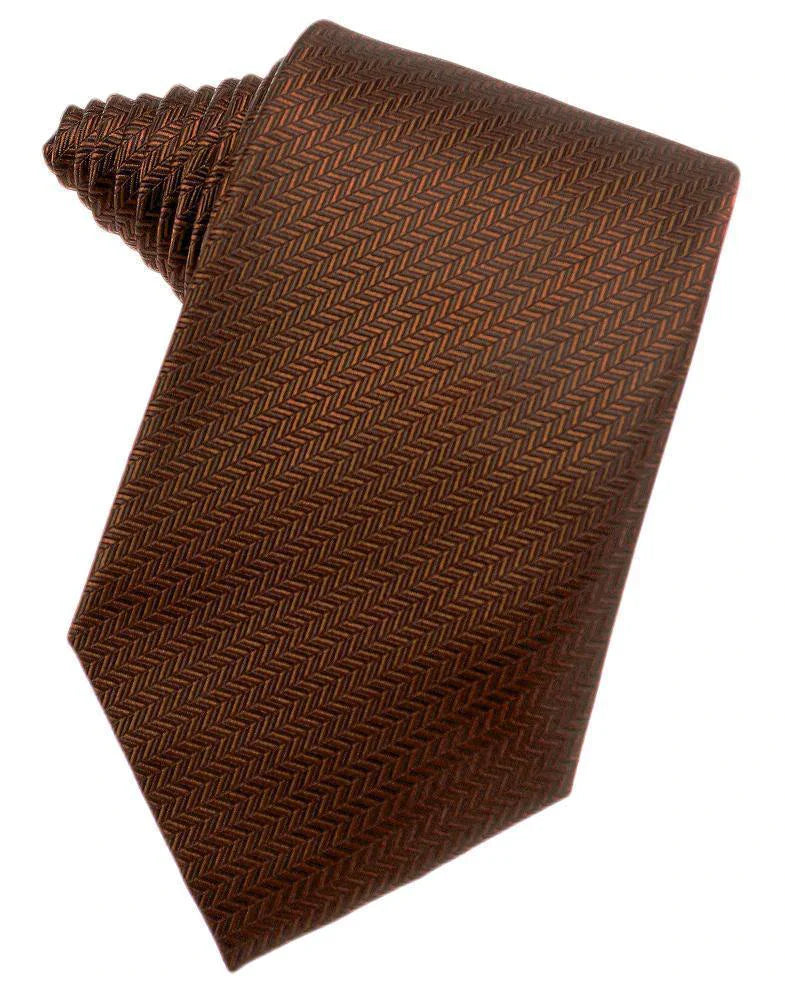 Herringbone Necktie Self Tie-10