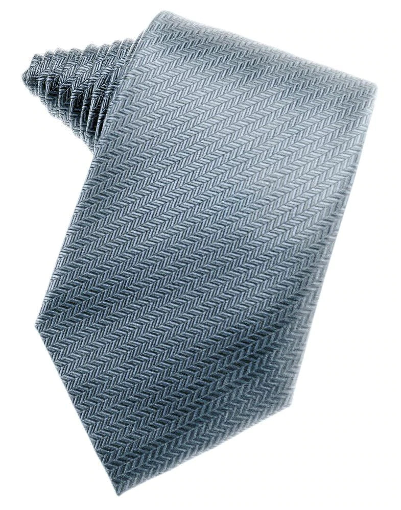 Herringbone Necktie Self Tie-15