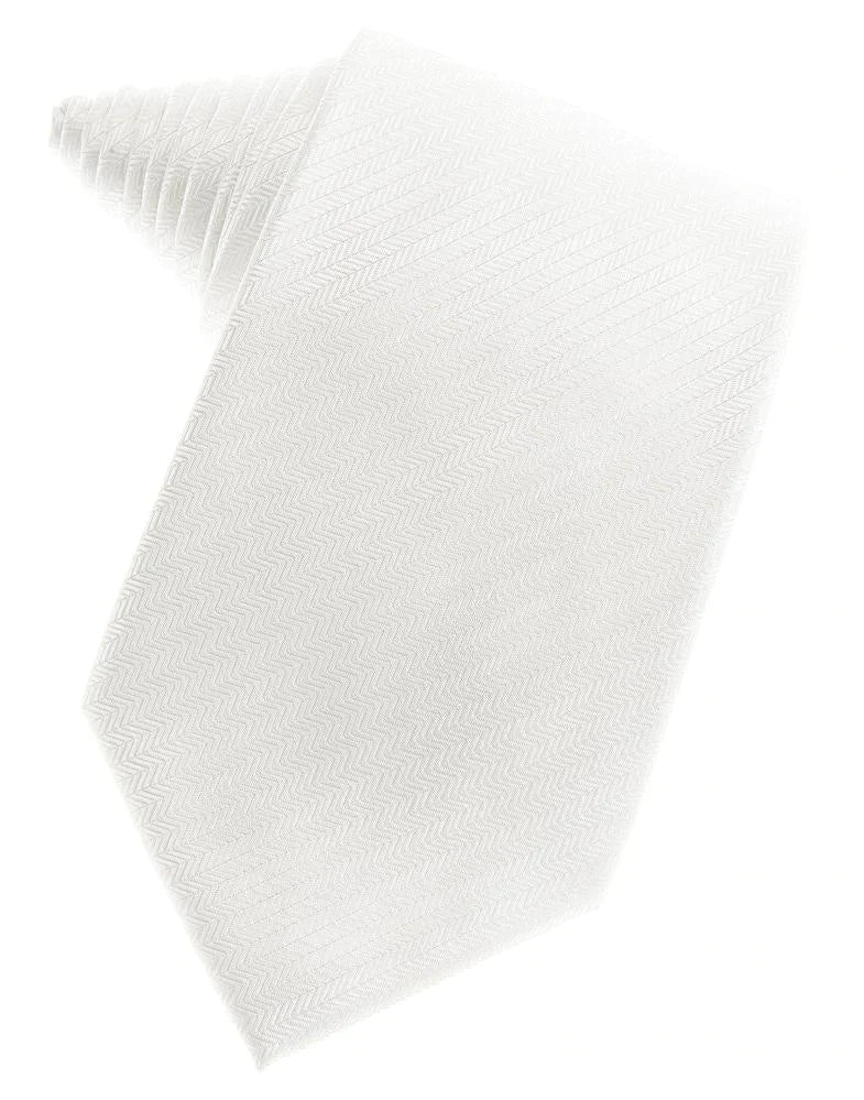 Herringbone Necktie Self Tie-16