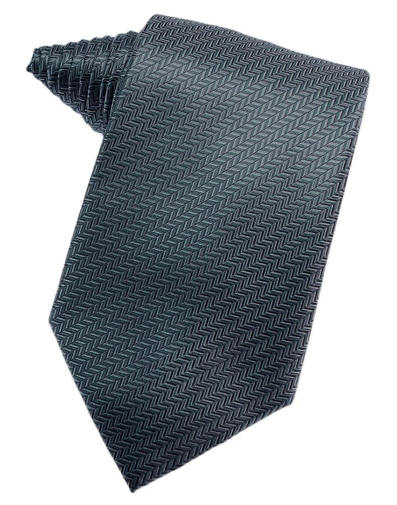 Herringbone Necktie Self Tie-22