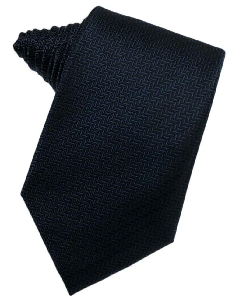 Herringbone Necktie Self Tie-34