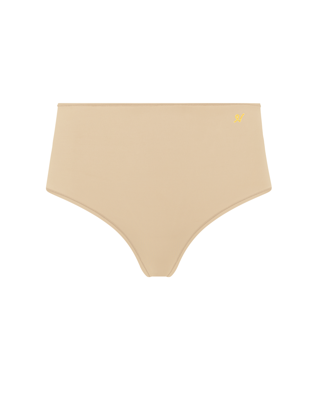 The Stretch High Waisted Brief - Bare 01