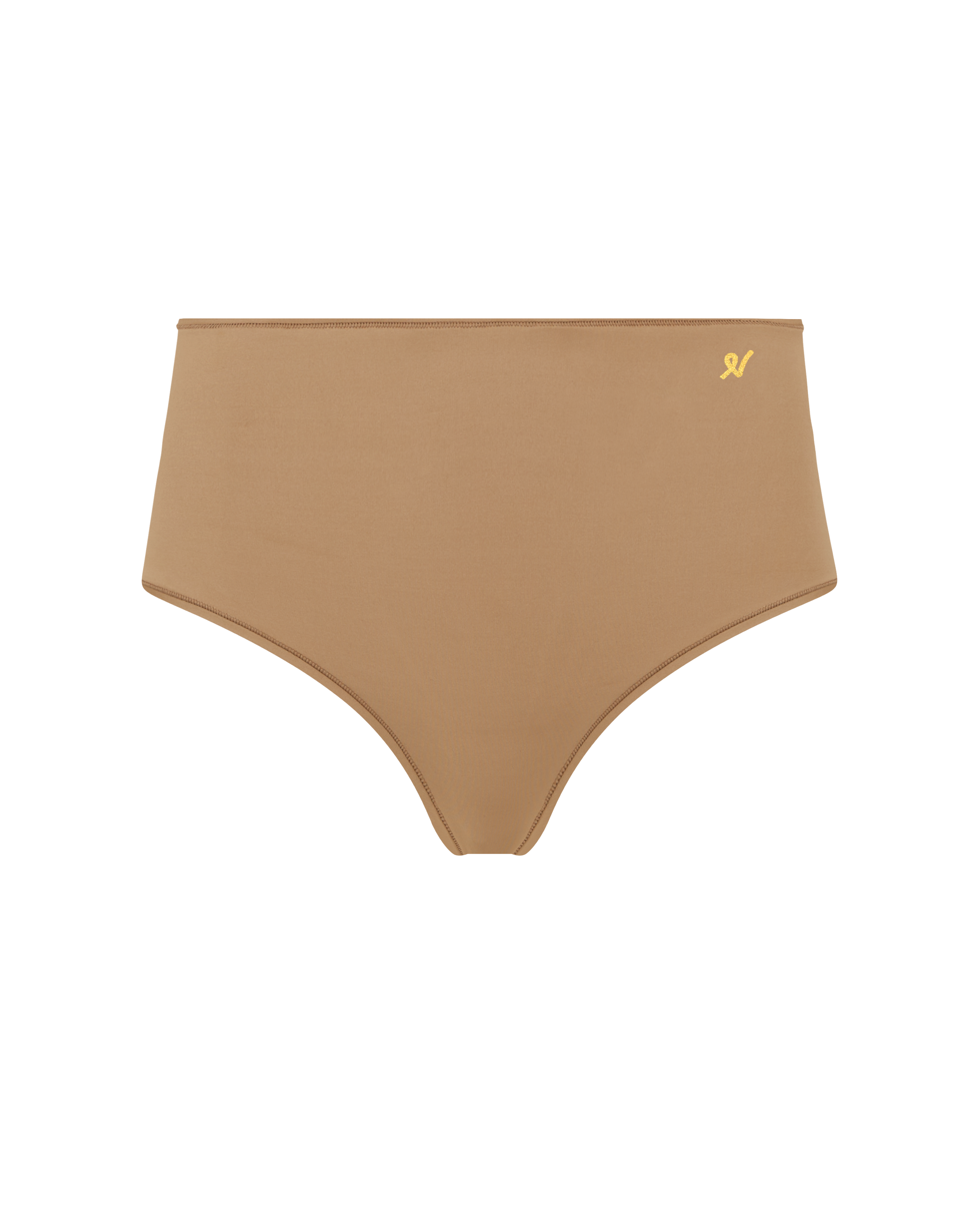 The Stretch High Waisted Brief - Bare 03