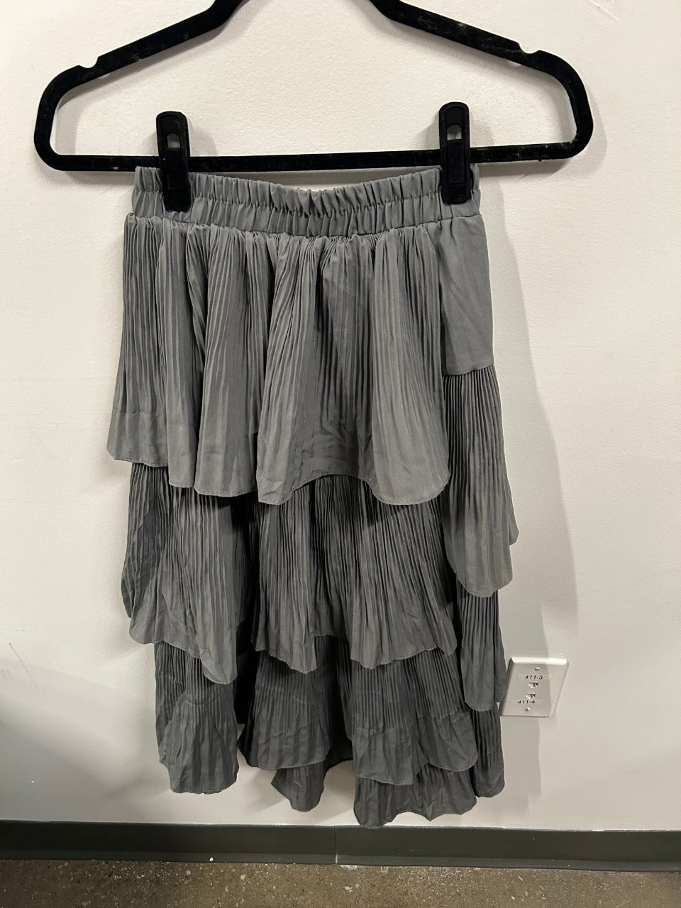 The Ariela Pleated Tiered Skirt-1