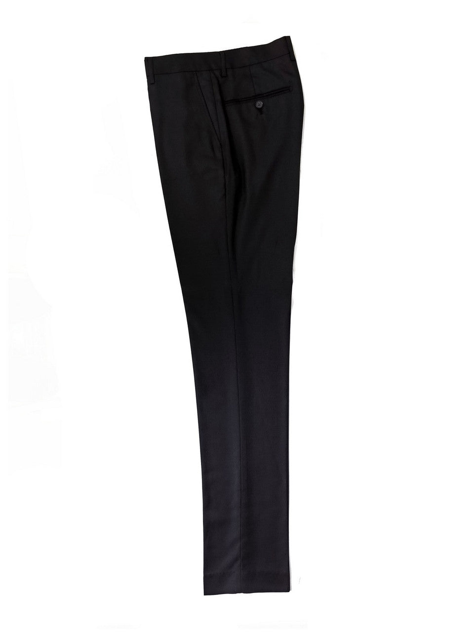 Black Two Button 3-Piece Suit-3