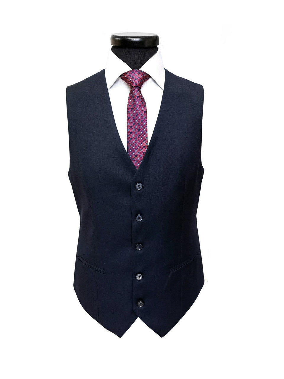 Navy Two Button 3-Piece Suit-1