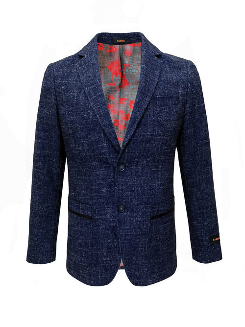 Blue Tweed Blazer-0