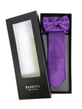 Purple Tie & Bow Tie Set-0
