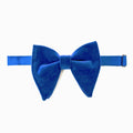 Royal Blue Large Size Butterfly Bow Tie-0